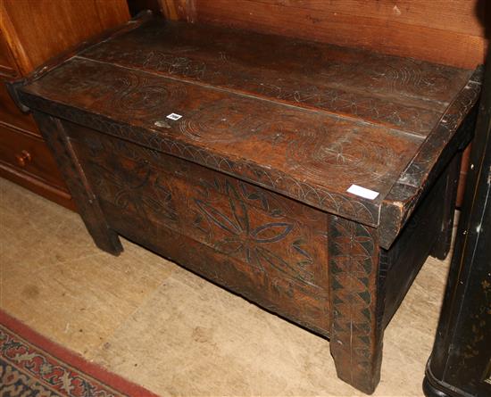 18th Century Scandinavian folk art coffer